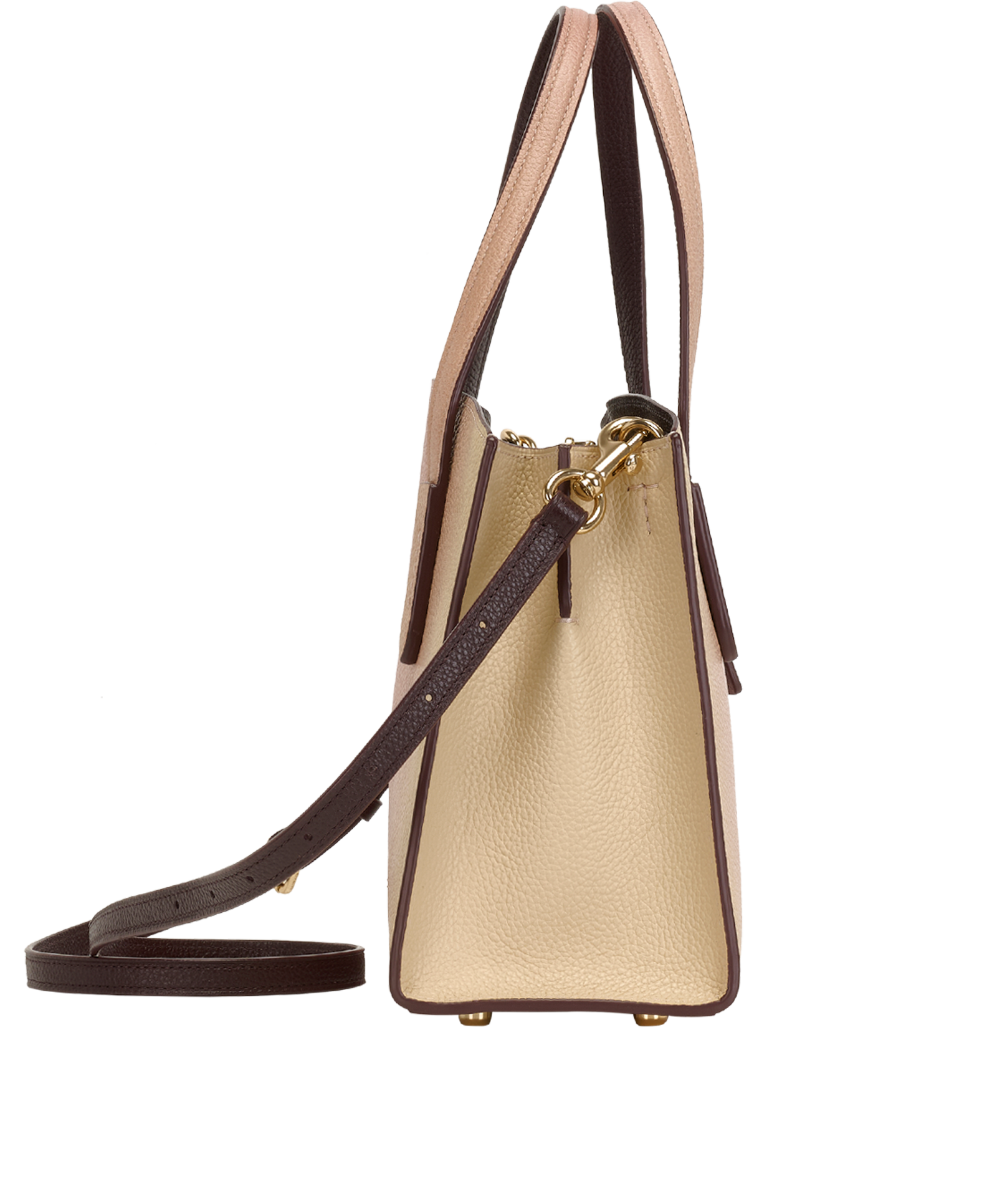 Charlie Carryall, &pound;195, Handbags, Pink, Leather, Side view